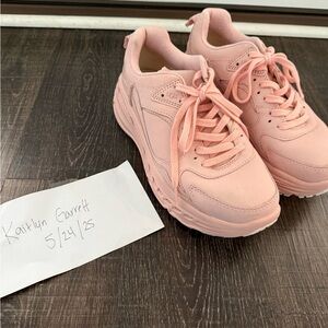 UGG Pink Athletic Shoes with Chunky Platform Design